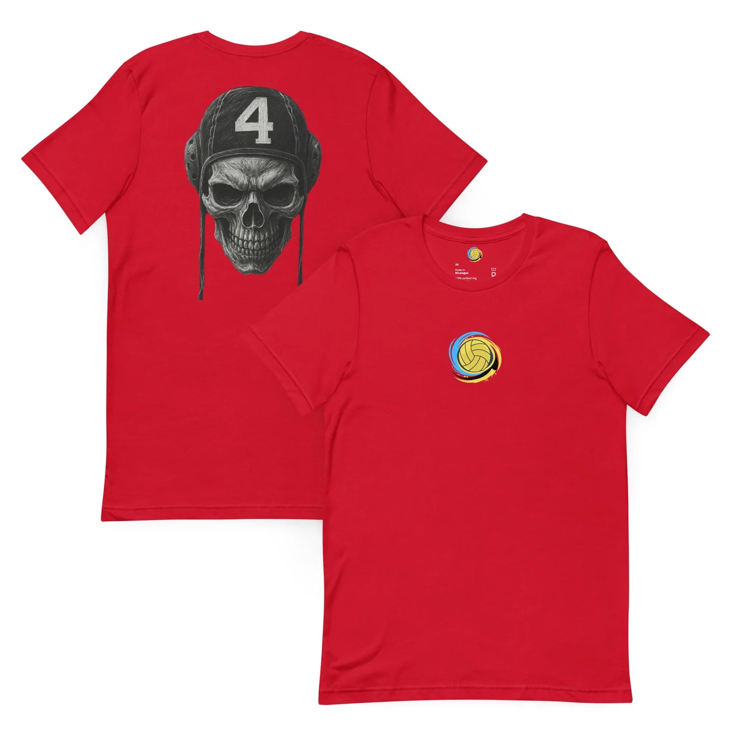 Camiseta de waterpolo - Calavera sin miedo